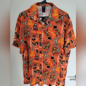 Our Universe Disney Halloween Vintage Costumes Woven Button-Up